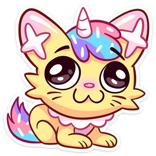😼 Стикер «Новый Кэнди Кэт» для Telegram