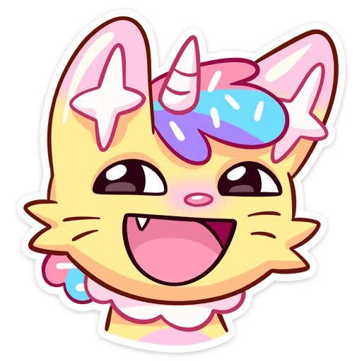 😼 Стикер «Новый Кэнди Кэт» для Telegram