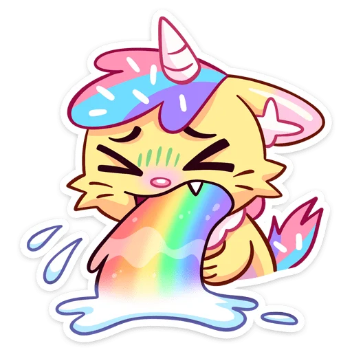 😼 Стикер «Новый Кэнди Кэт» для Telegram