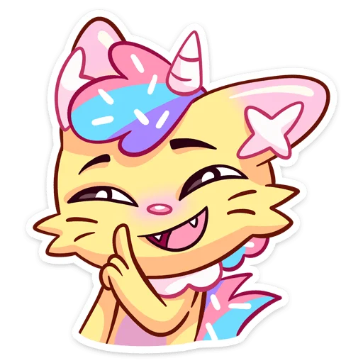 😼 Стикер «Новый Кэнди Кэт» для Telegram