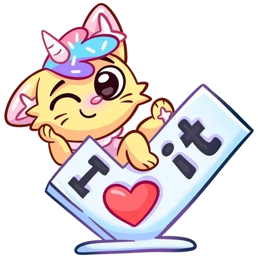 😉 Стикер «Новый Кэнди Кэт Без Текста» для Telegram