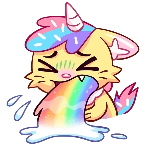 🌈 Стикер «Новый Кэнди Кэт Без Текста» для Telegram