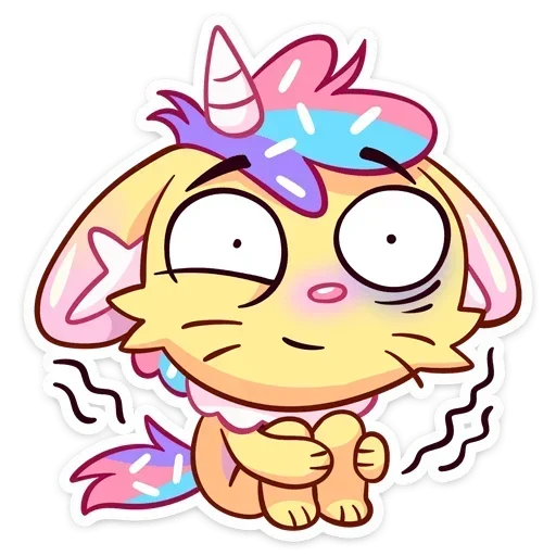 😬 Стикер «Новый Кэнди Кэт» для Telegram