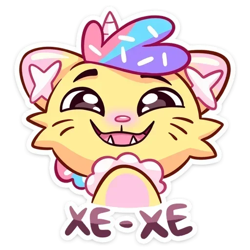😈 Стикер «Новый Кэнди Кэт» для Telegram