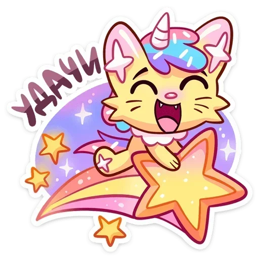 🤩 Стикер «Новый Кэнди Кэт» для Telegram