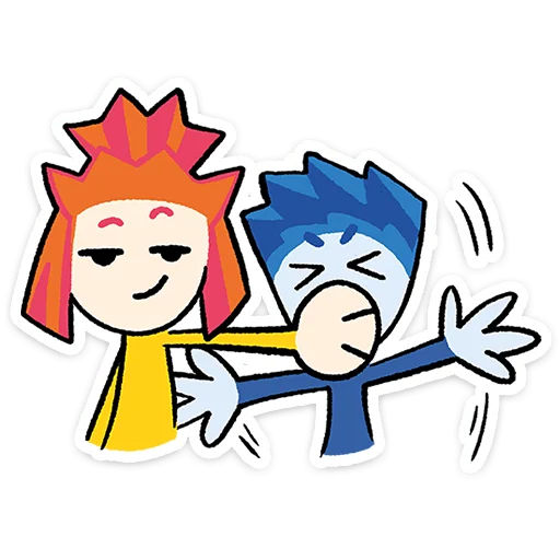 ⭐ Стикер «Новые фиксики от» для Telegram