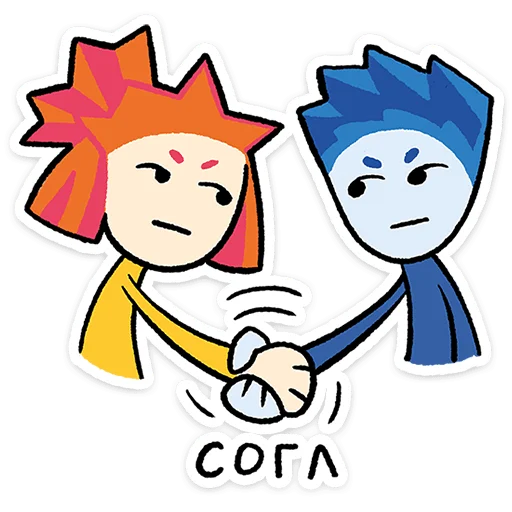 ⭐ Стикер «Новые фиксики от» для Telegram