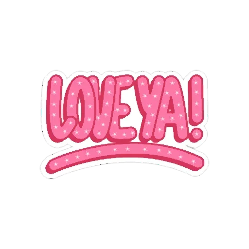 😞 Стикер «Love You» для Telegram