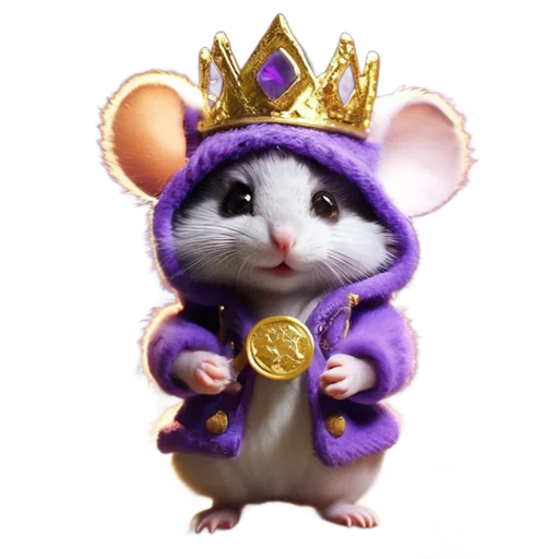 🐭 Стикер «Новогодний подарок» для Telegram