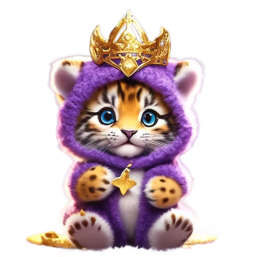 🐯 Стикер «Новогодний подарок» для Telegram