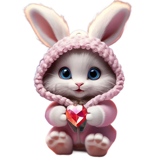 🐰 Стикер «Новогодний подарок» для Telegram