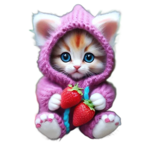 🐱 Стикер «Новогодний подарок» для Telegram