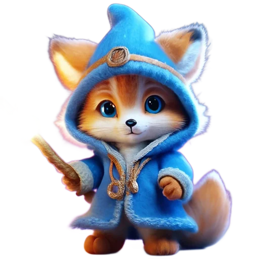 🦊 Стикер «Новогодний подарок» для Telegram