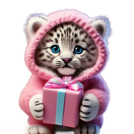 🐆 Стикер «Новогодний подарок 2» для Telegram