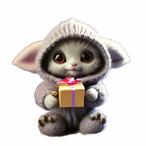 👽 Стикер «Новогодний подарок 2» для Telegram
