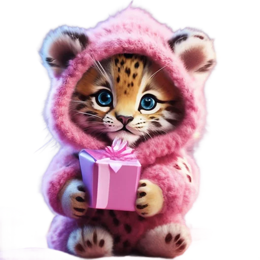 🐆 Стикер «Новогодний подарок 2» для Telegram