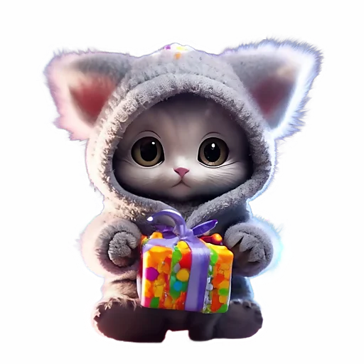 👽 Стикер «Новогодний подарок 2» для Telegram