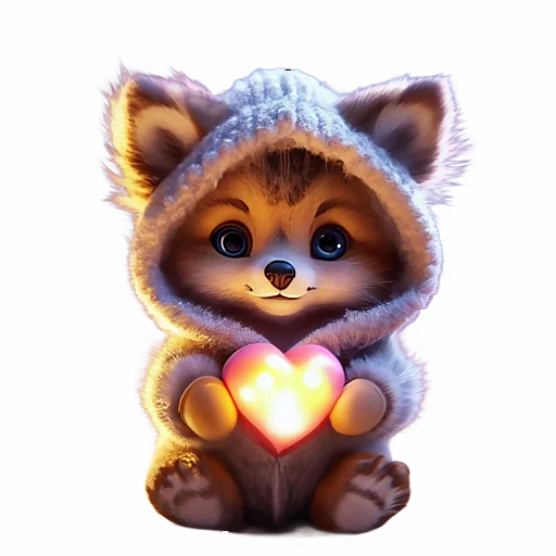 🐺 Стикер «Новогодний подарок 2» для Telegram