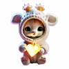 🦒 Эмодзи «Новогодний подарок 2» для Telegram
