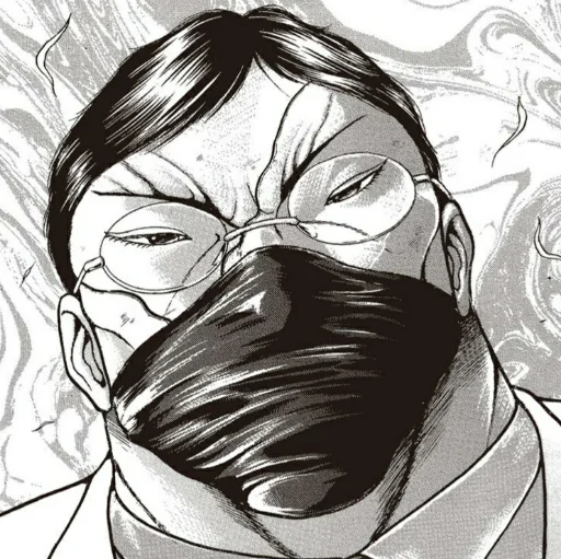 😷 Стикер «Baki Hanma Баки Ханма» для Telegram