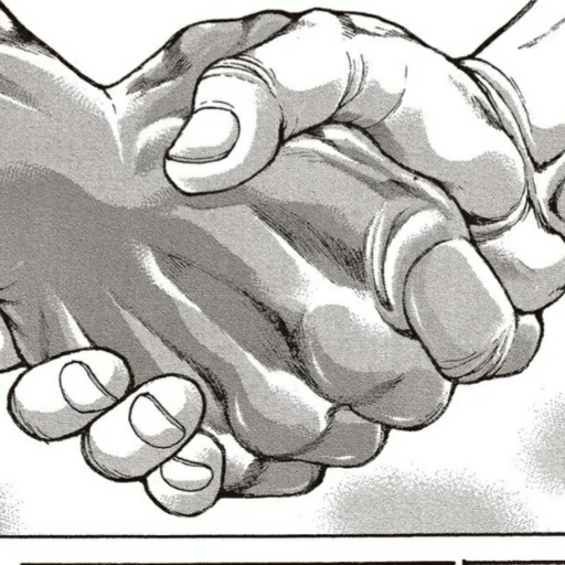 🤝 Стикер «Baki Hanma Баки Ханма» для Telegram