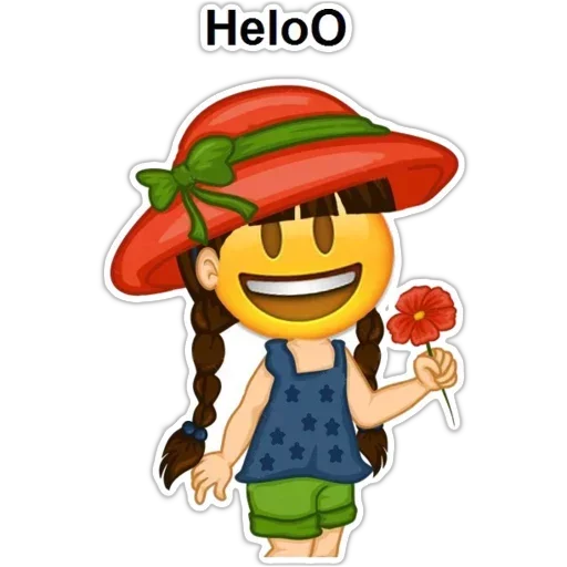 😏 Стикер «English Girl» для Telegram