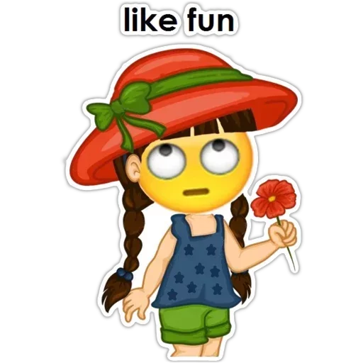 😡 Стикер «English Girl» для Telegram
