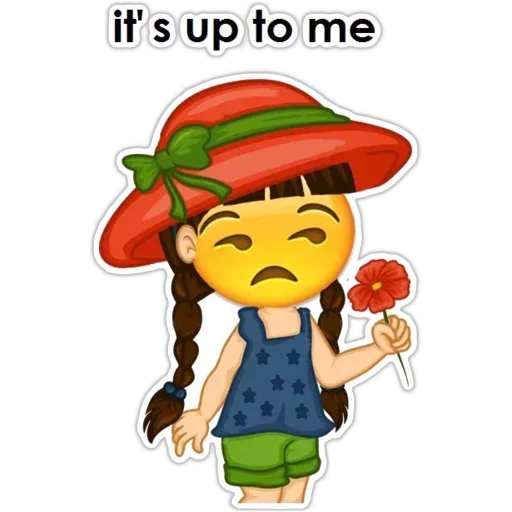 😏 Стикер «English Girl» для Telegram
