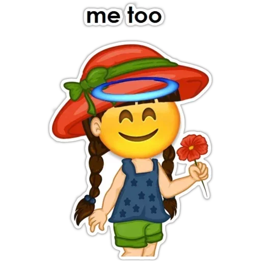 ☹️ Стикер «English Girl» для Telegram