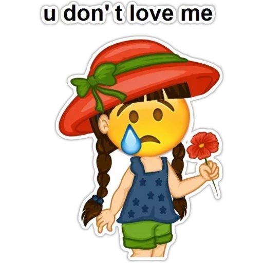 😒 Стикер «English Girl» для Telegram
