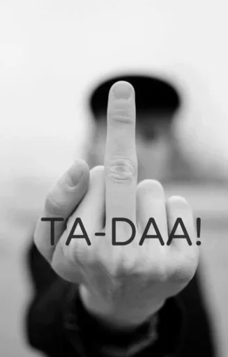 ☹️ Стикер «Fuck You» для Telegram