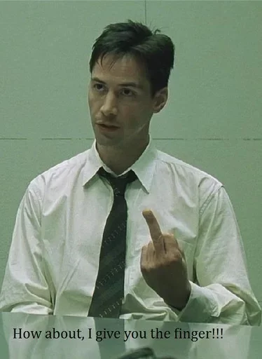 😝 Стикер «Fuck You» для Telegram