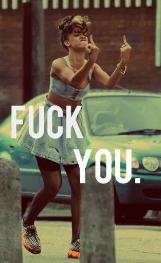😖 Стикер «Fuck You» для Telegram