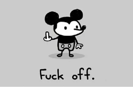 😶 Стикер «Fuck You» для Telegram