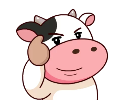 🐄 Стикер «Cow» для Telegram