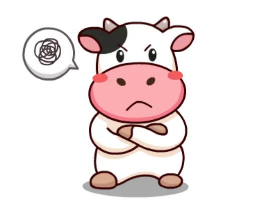 🐄 Стикер «Cow» для Telegram