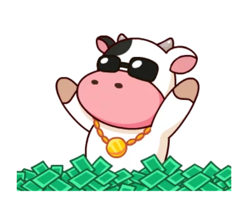 🐄 Стикер «Cow» для Telegram