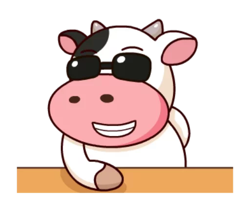 🐄 Стикер «Cow» для Telegram