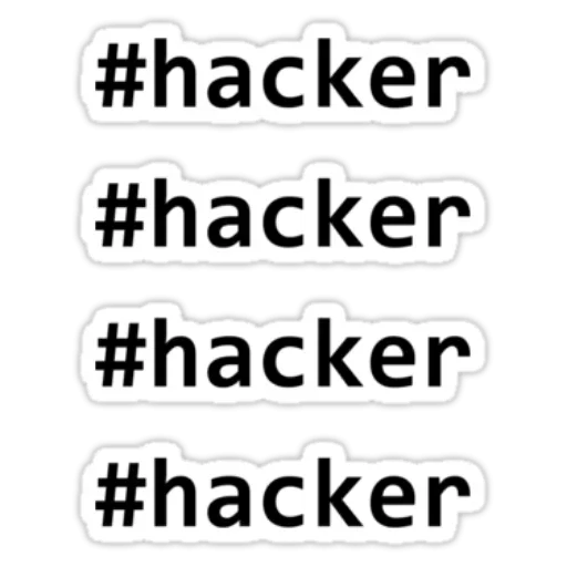 😢 Стикер «Hacked» для Telegram