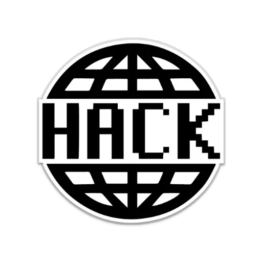 😮 Стикер «Hacked» для Telegram