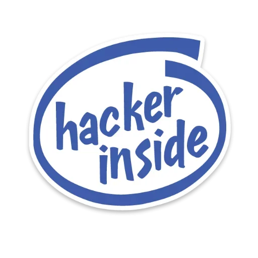 😲 Стикер «Hacked» для Telegram