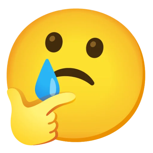 🥲 Стикер «Hmm Mixed» для Telegram