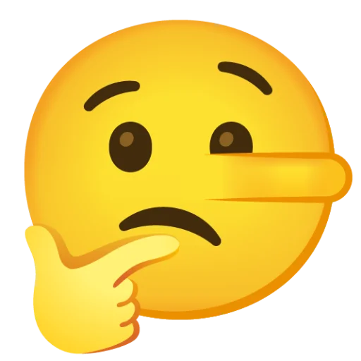 🤥 Стикер «Hmm Mixed» для Telegram