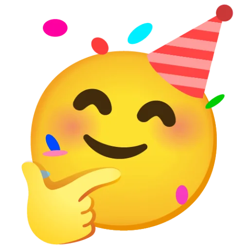 🥳 Стикер «Hmm Mixed» для Telegram