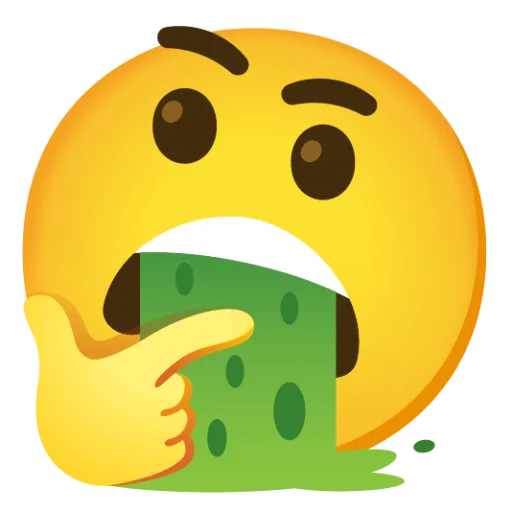 🤮 Стикер «Hmm Mixed» для Telegram