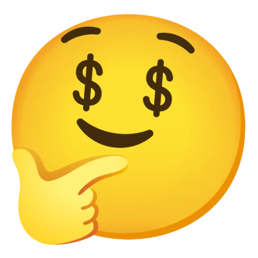 🤑 Стикер «Hmm Mixed» для Telegram