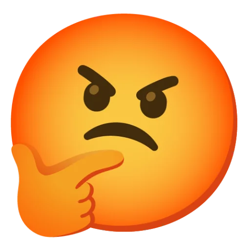 😡 Стикер «Hmm Mixed» для Telegram