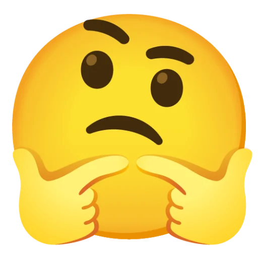 🤗 Стикер «Hmm Mixed» для Telegram