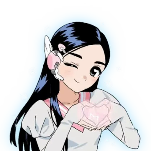 🫶 Стикер «NewJeans Illustration kakao» для Telegram