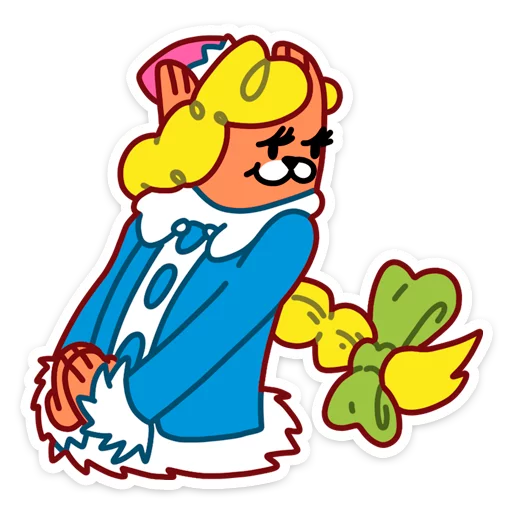 🤶 Стикер «С Новым Лисом с новым годом&;» для Telegram
